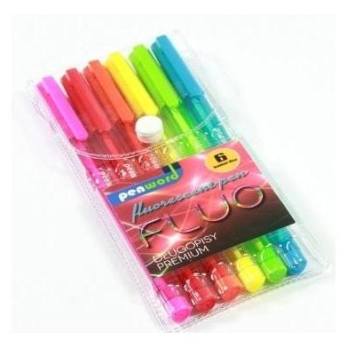 Polsirhurt Fluostift 6 Farben (6x) (47591548)