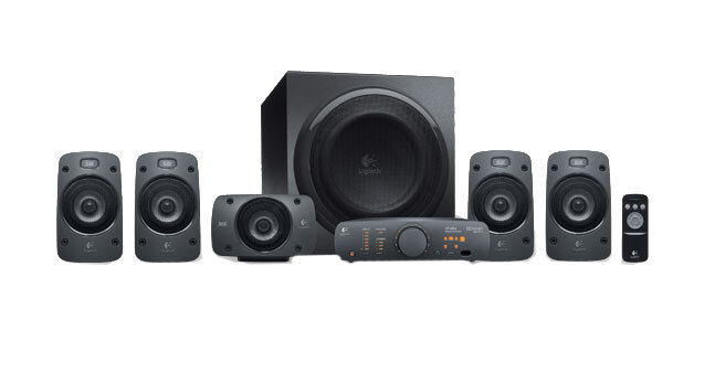 Logitech Z906, 5.1 Kanäle, 500 W, Universal, Schwarz, 1000 W, IR