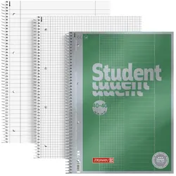 BRUNNEN Collegeblock Premium Student DUO DIN A4 liniert + kariert