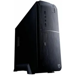 Hiditec CAJA SLIM MICRO ATX SLM20 PRO USB3.0 (ITX, mATX), PC Gehäuse, Schwarz