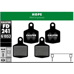 Galfer Bike, Bremsbeläge, (Hope)