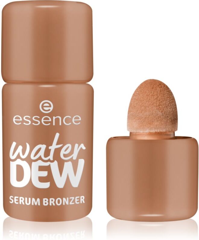 essence water DEW SERUM BRONZER liquid bronzer with brightening effect shade 10 Latte Drop 3.5 ml