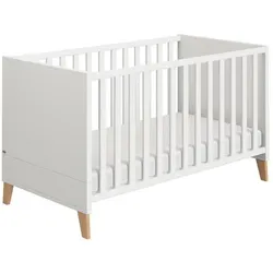 Paidi Babybett Oscar 70 x 140 cm Dekor Weiß