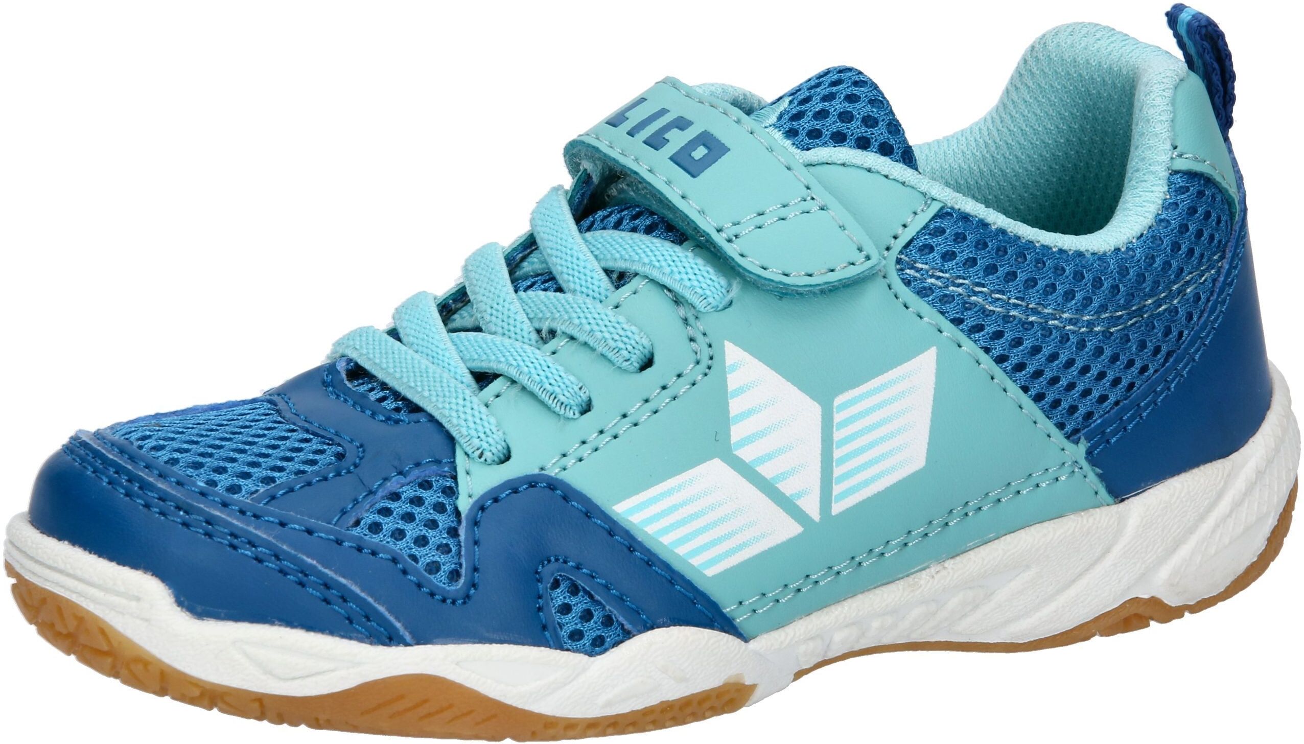 Hallenschuh LICO "Sportschuh Sport VS", Mädchen, Gr. 37, blau, Synthetik, Schuhe Hallenschuh blau 37