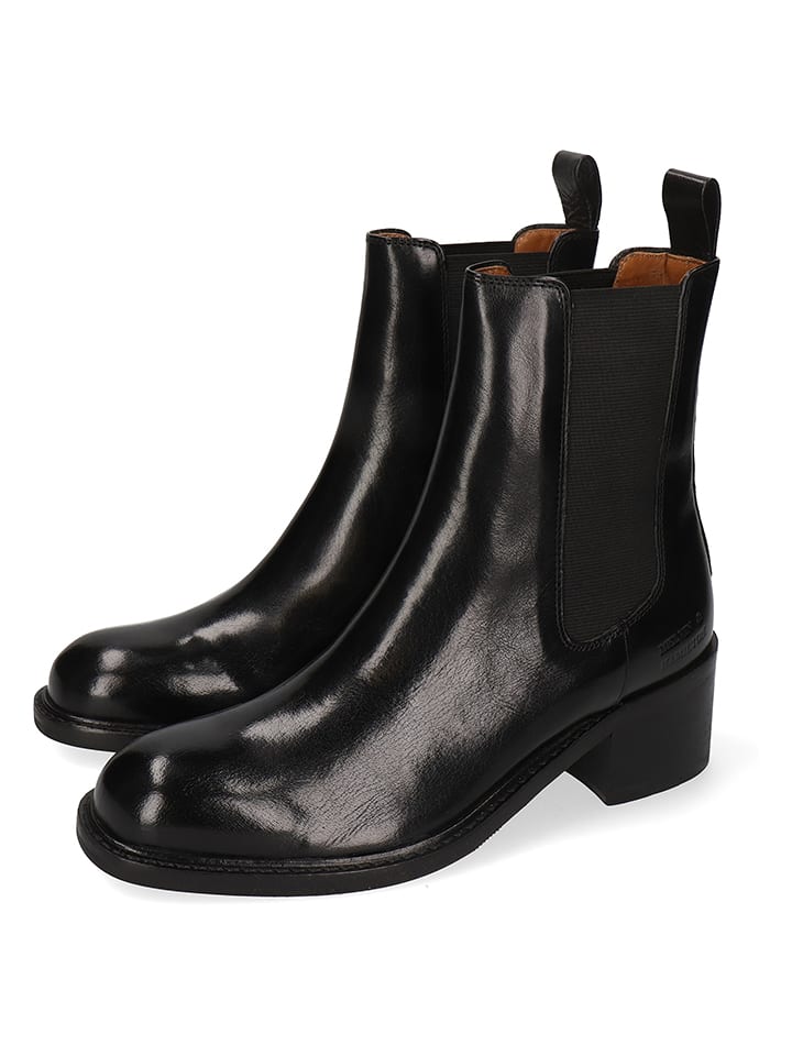 MELVIN & HAMILTON Leder-Chelsea-Boots "Shay 2" in Schwarz - 39
