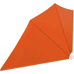 Helloshop26 - Ausziehbare Seitenmarkise/Sichtschutz für Terrasse Garten Balkon 160 x 240 cm orange 02_0007062