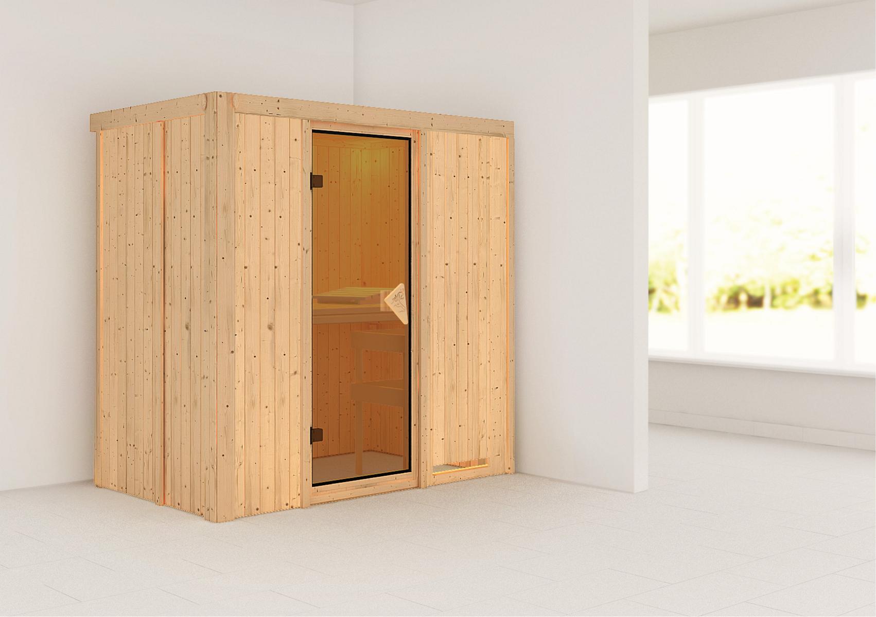 KARIBUHOLZT Sauna Variado Front, o. Zub. bronz.GGT 08288345