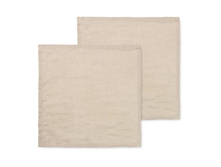 Ferm Living Serviettes en lin Ferm Living Lot de 2 Natural