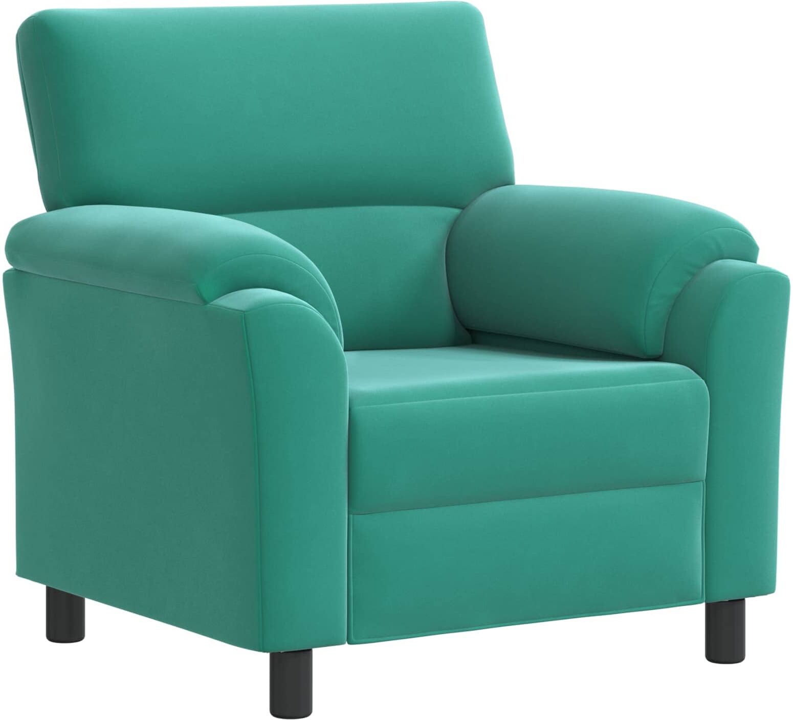 vidaXL Canapé Turquoise 94 x 85 x 93 cm Velours