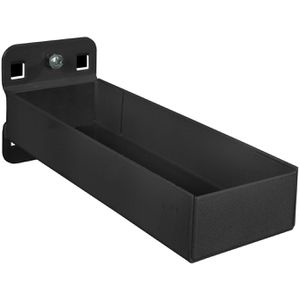 ADB Werkzeughalter 73157, schwarz, für Lochwand, Kleinteileablage, aus Metall, 150 x 55 mm