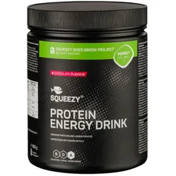 SQUEEZY Getränkepulver Protein Energy Drink Chocolate | 650g Dose