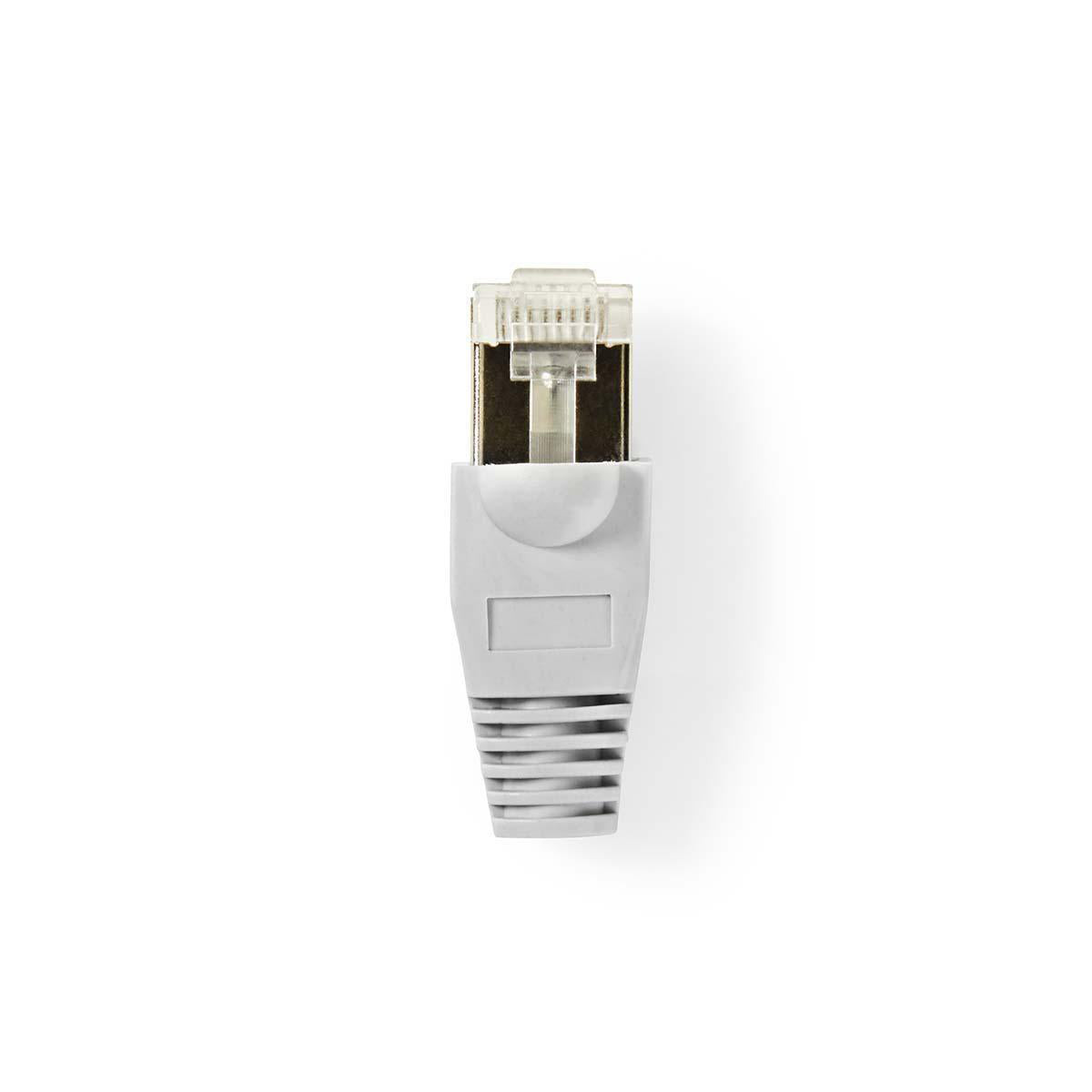 Nedis CCGP89350GY RJ-45 connector, Grijs, Mannelijk, Recht, Cat5, PVC
