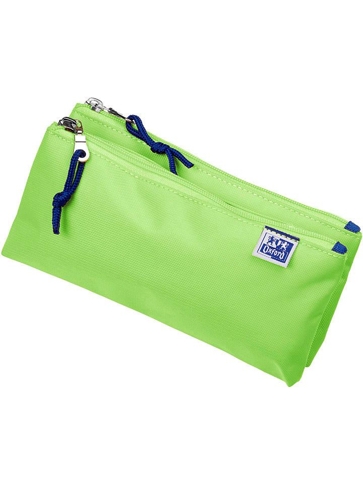 Oxford Federmäppchen in Hellgrün - (B)23 x (H)12 x (T)3 cm - onesize