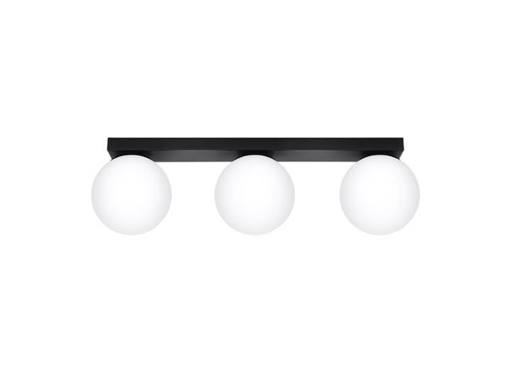 Plafonnier Acier Noir G9 3 Yoli