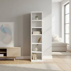 Buchregal in Weiß modern