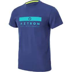 Aztron Logo Icon Tee T-Shirt - blau