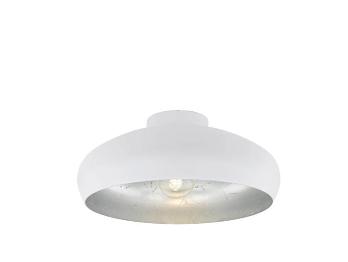 EGLO Plafonnier MOGANO blanc et argenté