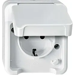 Merten SCHUKO-Steckdose lichtgrau MEG2400-8029