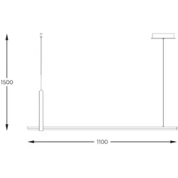 Zuma Line 003064-026643 LED Pendelleuchte CLAUD integrierte LED-Quelle