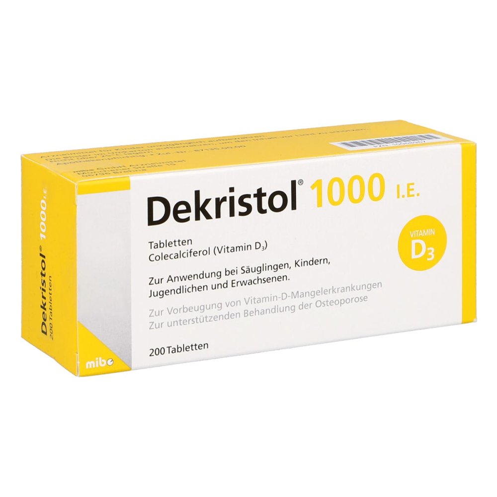MIBE GmbH Arzneimittel Dekristol 1.000 I.E. Tabletten 10068967