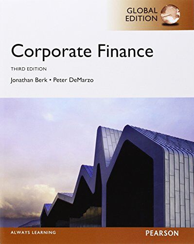Jonathan Berk - Corporate Finance - Preis vom 05.10.2026 03:47:11 h