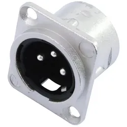 NEUTRIK XLR Einbaustecker 3pol NC3MDL-1
