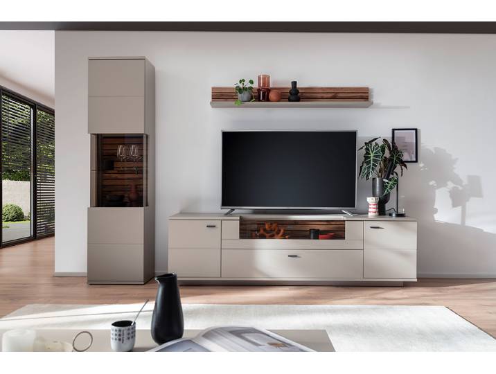 Étagère murale Matériau : Bois manufacturé Surface en bois : Mélaminé Beige 150 x 19 x 20cm