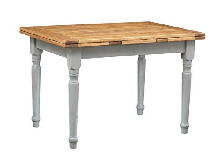 Biscottini Esstisch ausziehbar Made in Italy 120x80 cm Esstisch Holz massiv Küchentisch ausziehbar