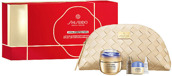 SHISEIDO Vital Perfection Supreme Cream Holiday Pouch Set 50ml / 15ml / 7ml / 3ml EG