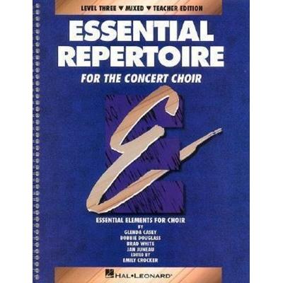 Essential Repertoire Mixed Concert Choir -