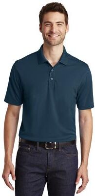 Port Authority K110 Dry Zone UV Micro-Mesh Polo Shirt in River Blue Navy size 6XL   Polyester
