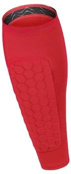 Uplifted Finds Sports Soccer Shin Guards & Honeycomb Calf Compression Sleeve red xs