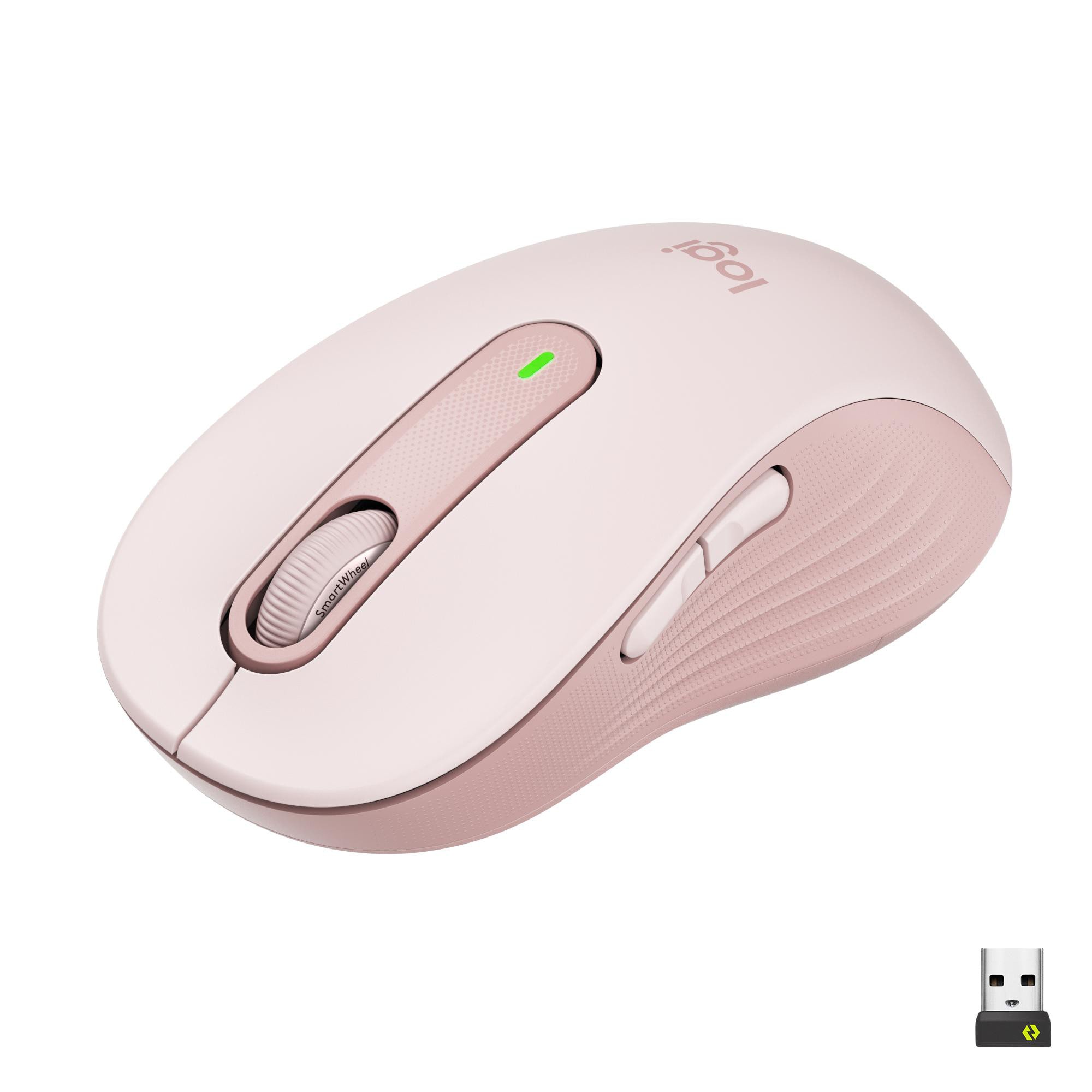 Logitech Signature M650 Rosé L (Rechtshändig) - Bluetooth, Logi Bolt, 4000 DPI, Unterstützt von Logi Options+ 910-006237