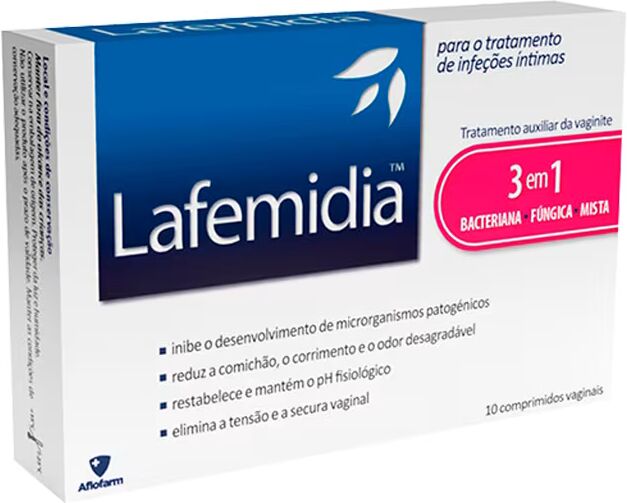 Lafemidia 3 em 1 10 comprimidos vaginais