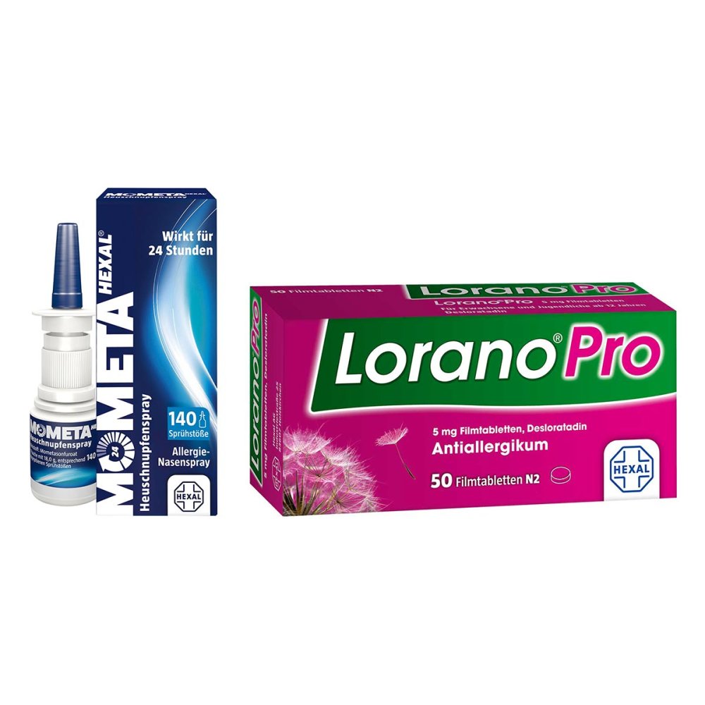 Hexal AG Mometahexal Heuschnupfenspray 18 g + Loranopro 5 mg Tbl. 50 stk 08102887