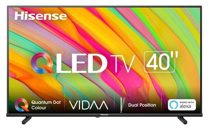 Hisense 40 '' A59S | Hi-QLED Smart TV FHD 60 Hz, 101,6 cm (40"), 1920 x 1080 Pixel, DLED, Smart-TV, WLAN, Schwarz