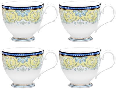 Noritake Menorca Palace Set of 4 Teacups, 7 oz.