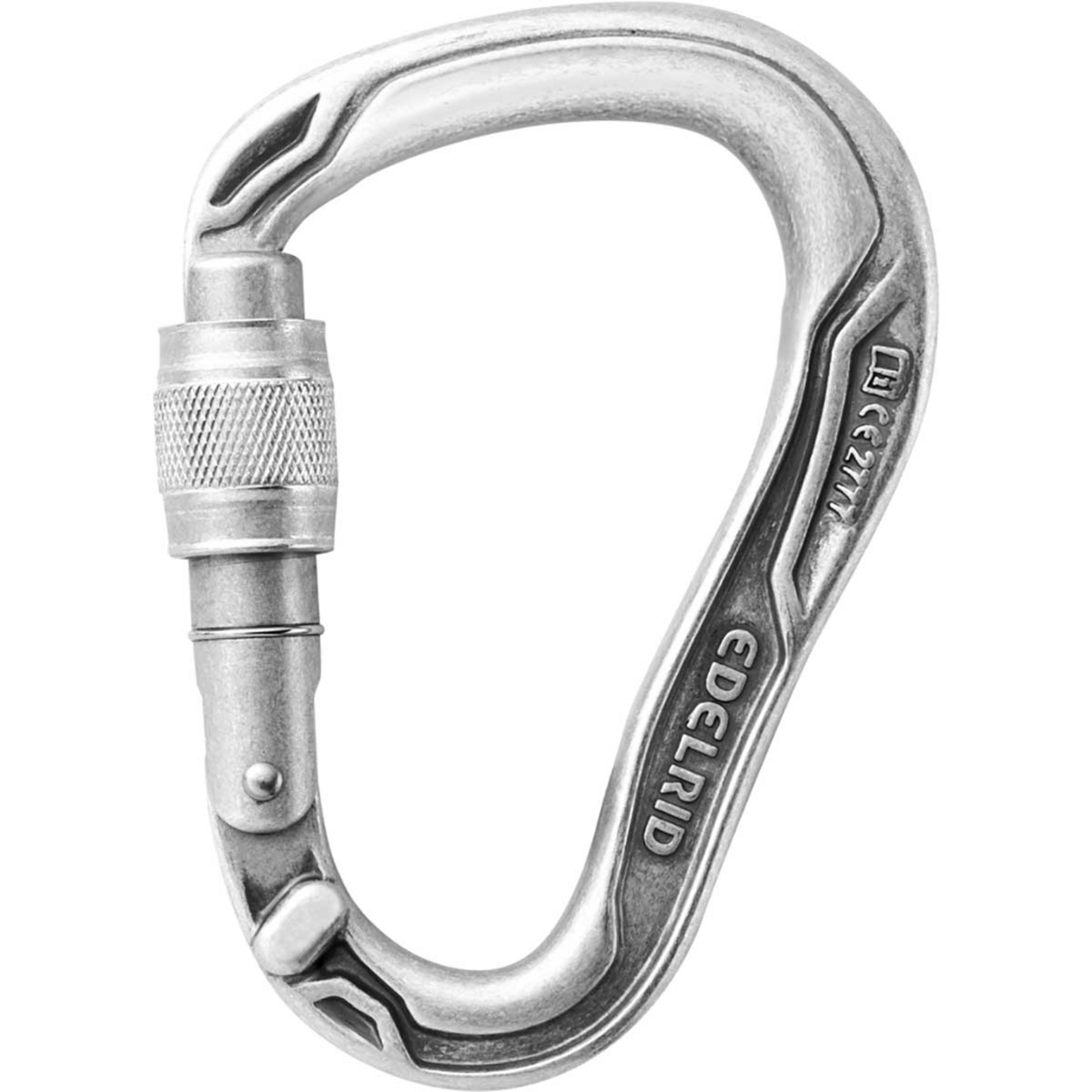 Edelrid HMS Bullet Screw Karabiner silber Alpinklettern | Sportklettern
