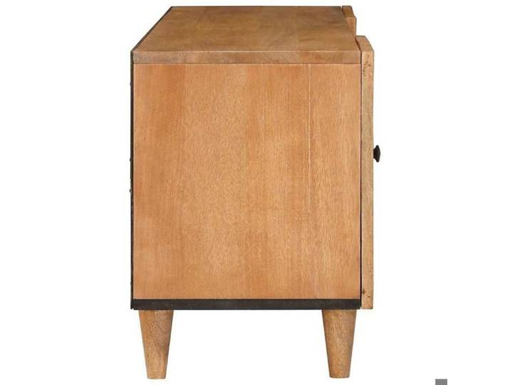 Moderne Unites TV BURKE MEUBLE TV/HIFI Marron Clair 105x33x46 cm Bois d'ingénierie AA2463