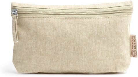 Nécessaire de voyage personnalisable en coton recyclé Remo beige TAILLE UNIQUE ADULTE