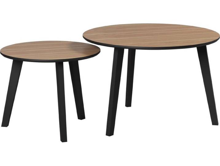 Ronin WO:Ko.Eiche Nachbildung,2er Couchtisch-Set