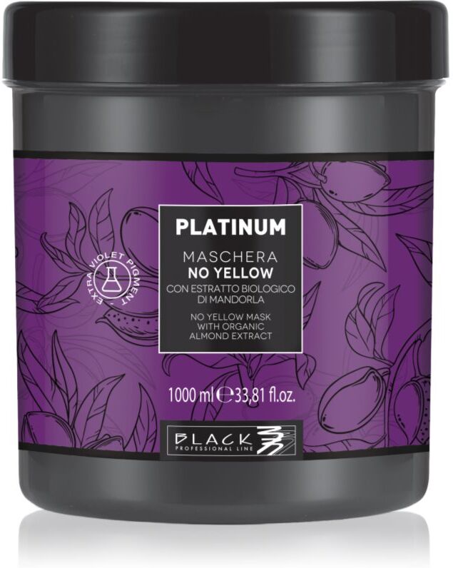 Black Professional Line Platinum No Yellow Hair Mask neutralising yellow tones 1000 ml