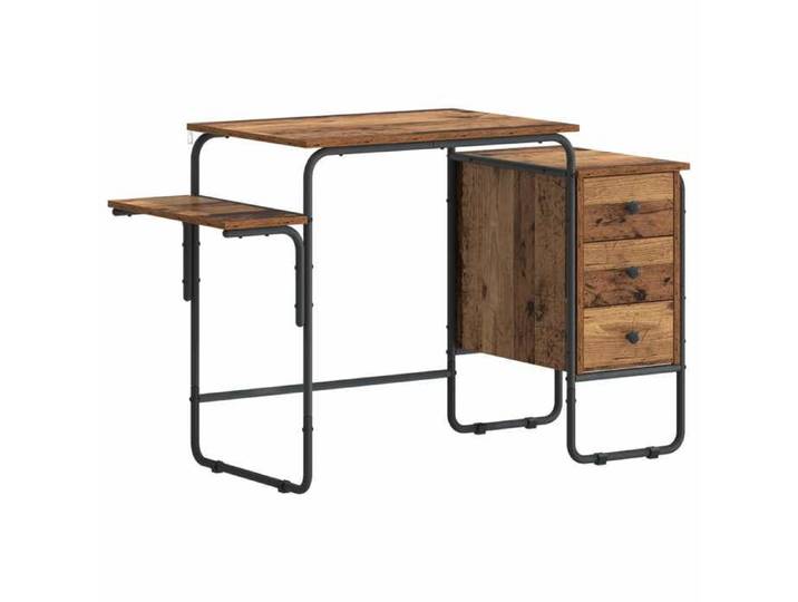 VIDAXL - Meuble de bureau - Bureau avec rangement Bois ancien 120x50x75 cm -_10249