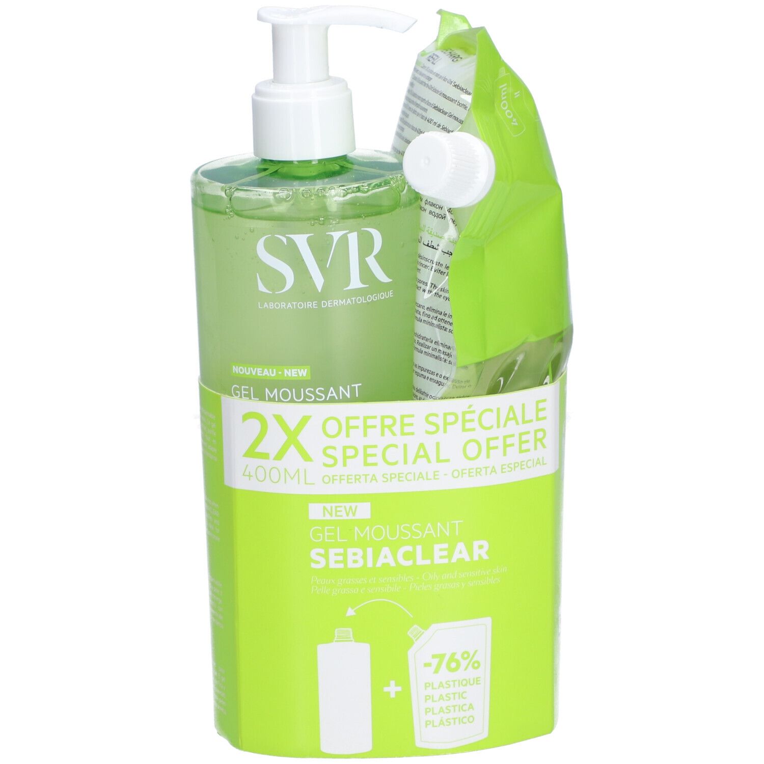SVR Sebiaclear Gel + Navulling 1 St