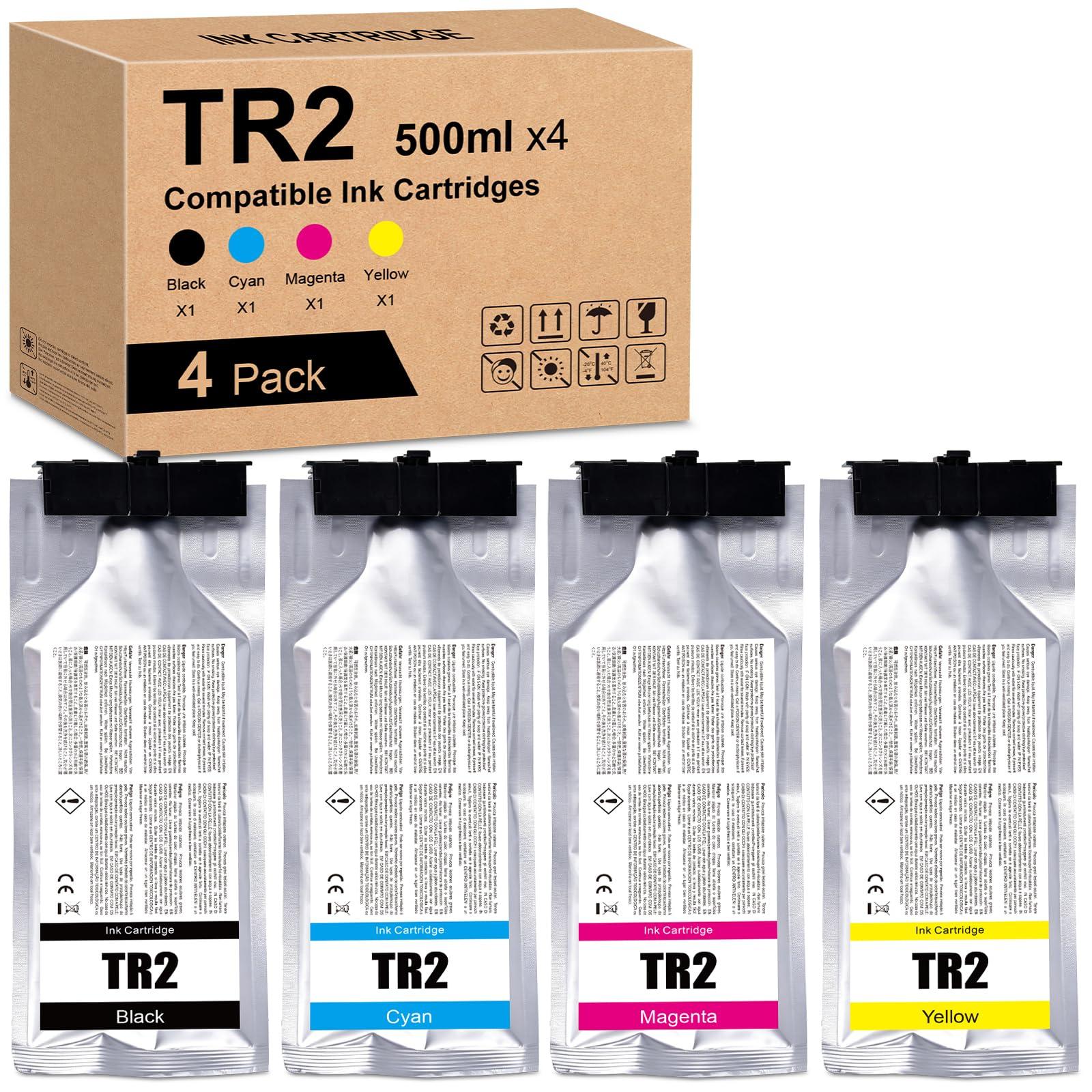 Tintenpatronen TR2, 4x 500 ml, für Roland Truevis TR2