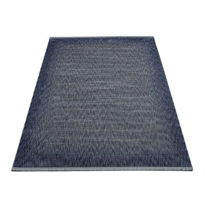 Teppich MUSTERRING "MEMPHIS", blau (jeans), B:140cm H:8mm L:200cm, Polyester, Teppiche, Teppich, exlcusive MUSTERRING DELUXE COLLECTION mit seidigem Glanz