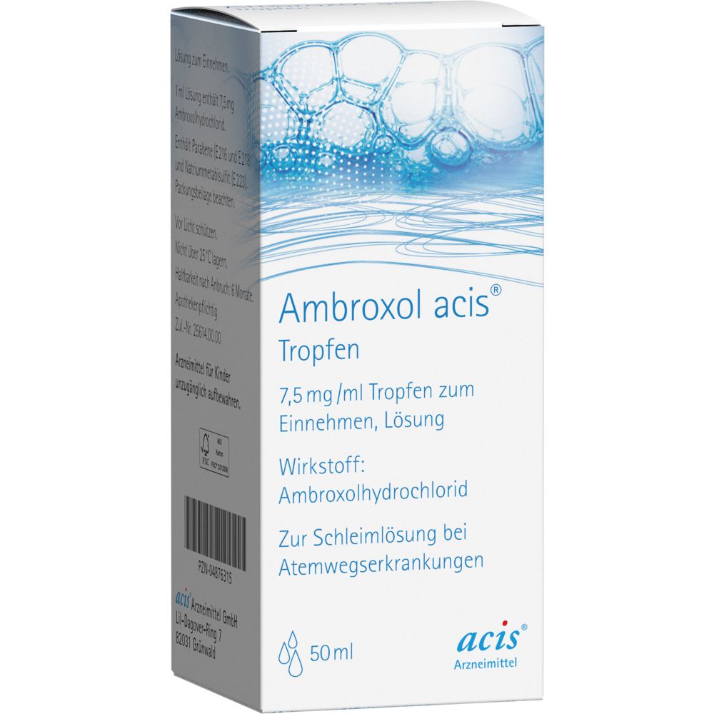 Ambroxol acis Tropfen 50 ml zum Einnehmen