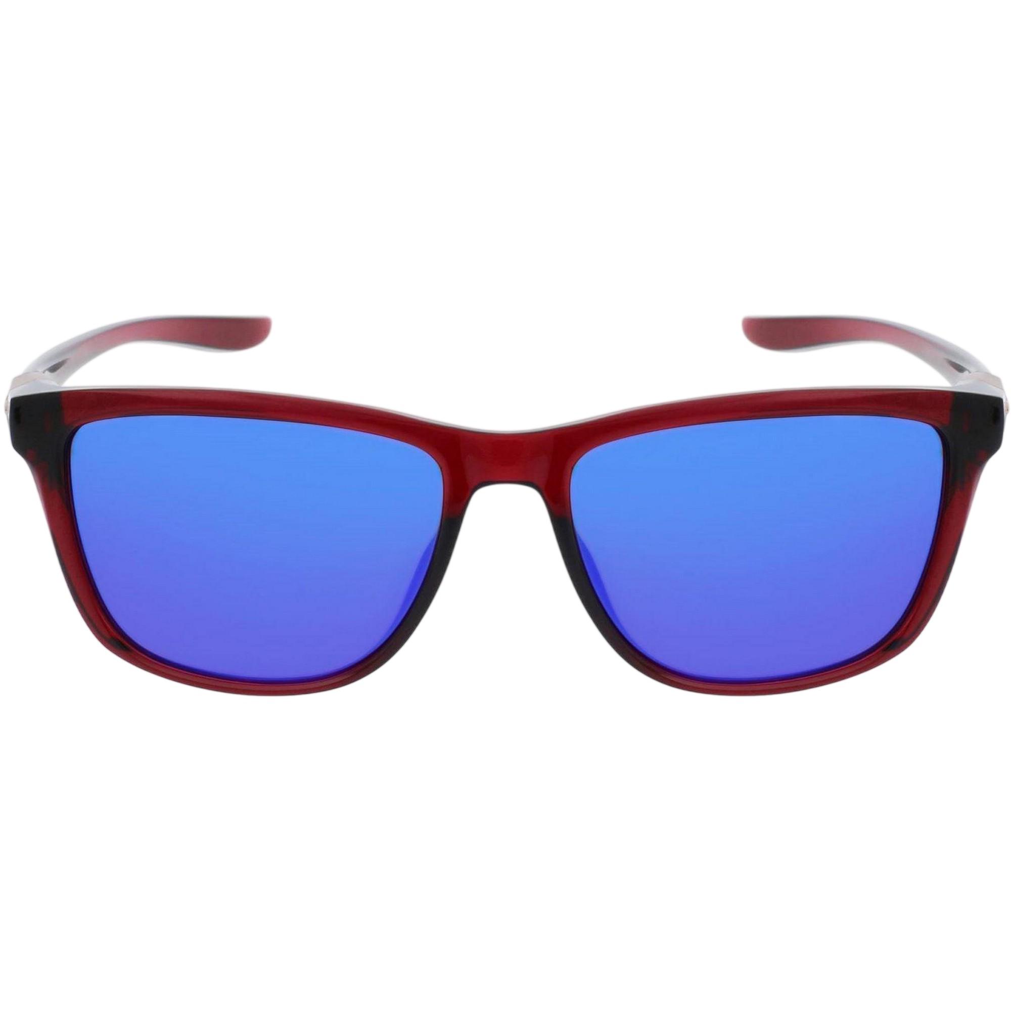 Nike - "Icon" Quadratisch-Sonnenbrille für Herren/Damen Unisex (Betenrot/Grau)