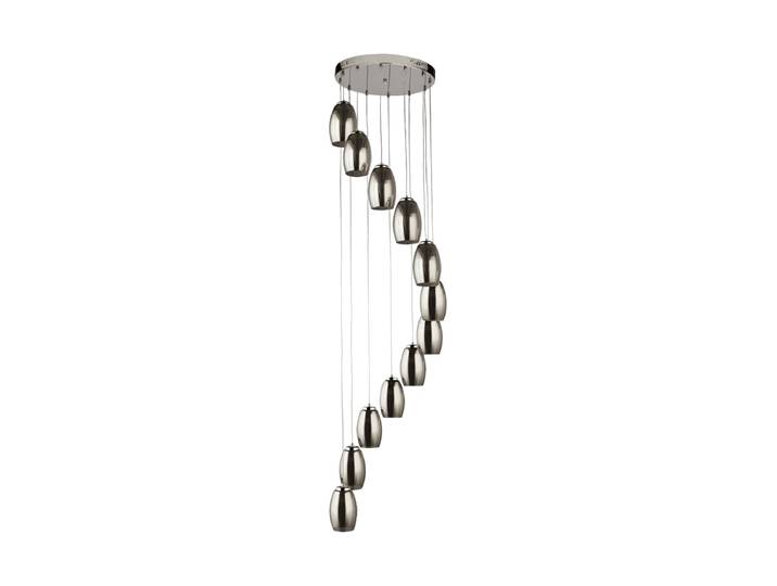 Multi-Drop Design LED Pendellampe Cyclone 12-Flammig Chrom Searchlight