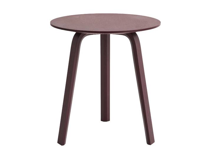 HAY Table basse Bella Dark bordeaux, Ø45x49 cm